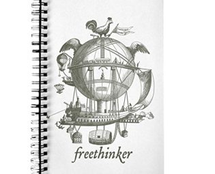CafePress - Freethinker - Spiral Bound Journal Notebook, Personal Diary, Blank steampunk buy now online