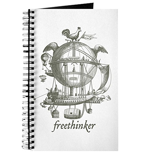 CafePress - Freethinker - Spiral Bound Journal Notebook, Personal Diary, Blank steampunk buy now online