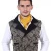 ThePirateDressing Steampunk Victorian Gothic Punk Vampire Brocade Double Breasted Waistcoat Costume C1324 [Large] steampunk buy now online