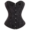 Kiwi-Rata Womens Waist Cincher Boned Corset Brocade Classic Floral G-string Black,M 8-10 steampunk buy now online Kiwi-Rata Womens Waist Cincher Boned Corset Brocade Classic Floral G-string Black,M 8-10 steampunk buy now online