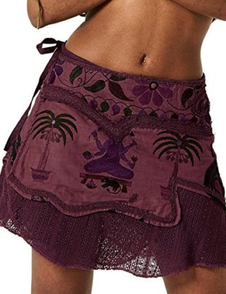 STEAMPUNK SKIRT, ELF SKIRT, PIXIE SKIRT, GYPSIE SKIRT, FAIRY SKIRT, RAGGED SKIRT, FESTIVAL SKIRT PLUM steampunk buy now online