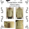 Mens Norfolk Jacket Sewing Pattern #0416 Size US 34-48 (EU 44-58) Pdf Download by BlackSnailPatterns steampunk buy now online