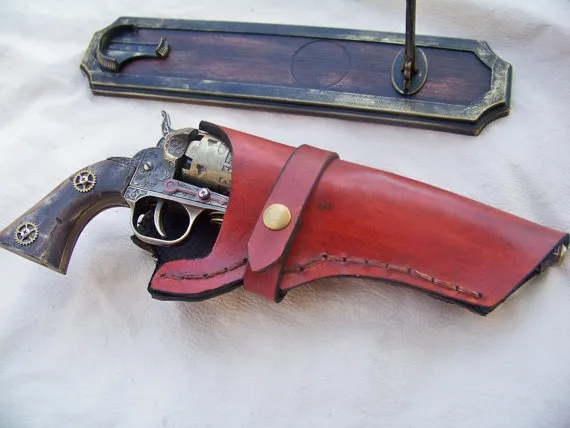 Steampunk Navy 1851 Black Powder Revolver Replica by WarFireForge steampunk buy now online