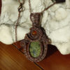 SERPENTINE HEALING pendant / Wire Wrapped pendant / wire wrapped jewelry / Healing Pendant / Boho / Bohemian jewelry / Steampunk by GemOfHarmony steampunk buy now online