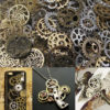100g Pieces Lot Vintage Steampunk Wrist Watch Old Parts Gears Wheels Steam Punk by LORAbeads steampunk buy now online