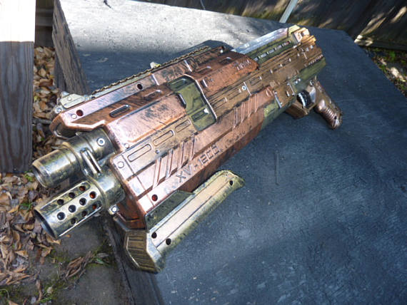 STEAMPUNK nerf RIVAL Atlas XVI-1200 Blaster - One of a Kind!!! by SteamPunkLabratory steampunk buy now online