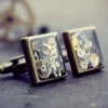 Watch Part Cufflinks Steampunk Cuff Links Cyberpunk Upcycled Recycled Antique Clock Steam Punk Gears Cogs Eco Friendly Resin Mens Jewelry by TheCreakingDoor steampunk buy now online Watch Part Cufflinks Steampunk Cuff Links Cyberpunk Upcycled Recycled Antique Clock Steam Punk Gears Cogs Eco Friendly Resin Mens Jewelry by TheCreakingDoor steampunk buy now online