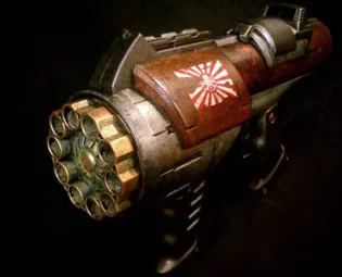 Nerf hyperfire , custom paintjob for cosplay or display by Steadymonkey steampunk buy now online