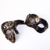 Couples Steampunk Masks Metallic Silver Gold Steamounk Halloween masquerade Cosplay Masks by HigginsCreek steampunk buy now online
