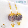 Boucles d'oreilles Montgolfière Voyage Style Steampunk Vintage by WoodyGrace steampunk buy now online