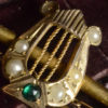 Brooch, 9ct gold, Victorian, Steampunk Harp and sword -damaged by littlecopper steampunk buy now online
