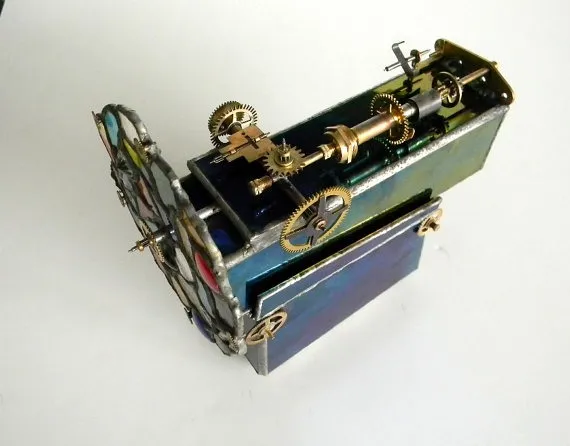 Steampunk kaleidoscope with turning wheel. by slotzkin steampunk buy now online