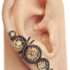 Bronze 3-Gear Steampunk Ear Cuff - Steampunk Jewelry by HeatherJordanJewelry steampunk buy now online
