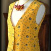 Vintage tailored vest ~ romantic crêpe waistcoat ~ Medium Size Vest by CatsAndHatsVintage steampunk buy now online