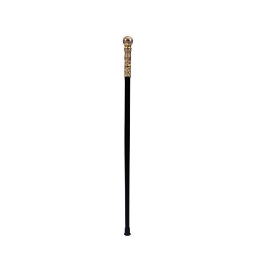 One BFD Quality Steampunk Swaggering Cane With Ornate Handle, Size 95cm Gentleman's Walking Stick Gothic Swagger Cane Formal Dress, Festival Gear, Prom Night Dance Cane (Brass Knob Handle) steampunk buy now online