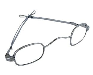19th Century Style Sterling Silver Square Eye Glasses Spectacles steampunk buy now online