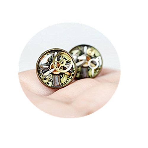 Steampunk earrings studs Antique Watch Movements Steampunk earrings steampunk buy now online