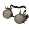 Malloom® Rivet Steampunk Windproof Mirror Vintage Gothic Lenses Goggles Glasses (brass) steampunk buy now online