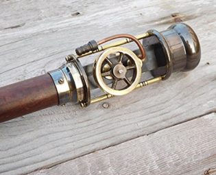 Walking Cane Stick With Working Steam Engine Mode steampunk buy now online