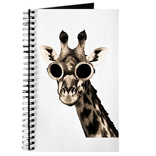 CafePress - Giraffe With Steampunk Sunglasses Goggles - Spiral Bound Journal Notebook, Personal Diary, Dot Grid steampunk buy now online