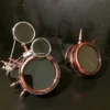 Copper Effect Spikey Goggles Steampunk With Eye Loupes Retro Cosplay Eye wear With Adjustable Elasticated Strap Suit Fancy Dress Costume by Steampunkbyben steampunk buy now online Copper Effect Spikey Goggles Steampunk With Eye Loupes Retro Cosplay Eye wear With Adjustable Elasticated Strap Suit Fancy Dress Costume by Steampunkbyben steampunk buy now online