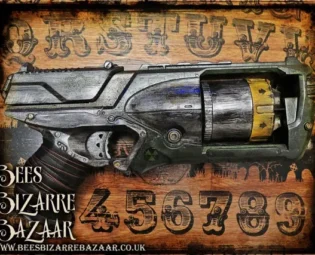 Cosplay Nerf Gun Pistol - Fallout Inspired Gun - Zombie Apocalypse by BeesBizarreBazaar steampunk buy now online