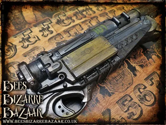 Cosplay Nerf Gun -Shotgun - Fallout Inspired Gun by BeesBizarreBazaar steampunk buy now online