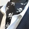Cravat Ascot. UK Made. Skull & Crossbones. Matching Hanky. by cravatsbymacstar steampunk buy now online Cravat Ascot. UK Made. Skull & Crossbones. Matching Hanky. by cravatsbymacstar steampunk buy now online