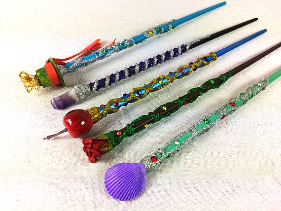 Fairytale Magic Wand Fairy Tale Magic Wand Mermaid Wand Wizard Wand Fairy Wand Witches Wand Steampunk Wand Cosplay Party Wand by FairyMeShop steampunk buy now online