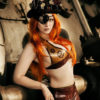 Steampunk LaTeX bikini top colour of choice by EudoxiaLatexCouture steampunk buy now online