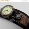 on sale Steampunk watch. Steampunk wrist watch. Biker watch. by slotzkin steampunk buy now online