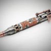 Steampunk/Pen/Ballpoint Pen/Bullet Pen/Bolt Action Pen/Ballpoint Pens/Metal Plate/Armor Plated/Birthday Gift/Gift For Him/For Her/Unique by OhioPenworksLLC steampunk buy now online