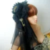 Mystical Women's Steampunk Mini Top Hat With Veil, Gothic Hair Clip, Steampunk, Victorian Top Hat, Vintage Key, Victorian Accessory by MysticalFaunsCove steampunk buy now online