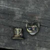 Earrings "Cat and Hat". by BiooArtStudio steampunk buy now online