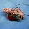 Gilded Steampunk Nautilus Necklace, Polymer Clay Jewelry Pendant by Noadi steampunk buy now online Gilded Steampunk Nautilus Necklace, Polymer Clay Jewelry Pendant by Noadi steampunk buy now online