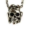 Octopus Tentacle Anatomic Human Skull Necklace Jewelry Antique Silver Bronze Pendant Gothic Steampunk - FPE011 by RebelOcean steampunk buy now online