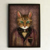 Art Print - Poster - Sir Harold and His Mouse Betty by MinaSmoke steampunk buy now online
