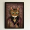 Art Print - Poster - Sir Harold and His Mouse Betty by MinaSmoke steampunk buy now online Art Print - Poster - Sir Harold and His Mouse Betty by MinaSmoke steampunk buy now online