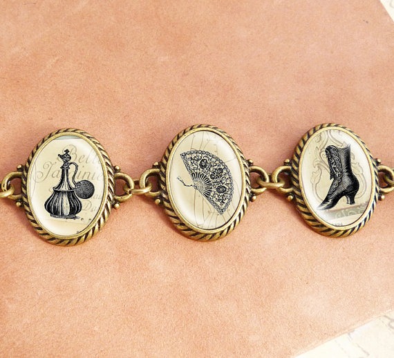 Victorian Lady - Vintage Bracelet by wiccanstyle steampunk buy now online