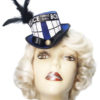 Tardis Mini Doctor Who Inspired Top Hat Victorian Steampunk Fascinator Cosplay by JenkittysCloset steampunk buy now online
