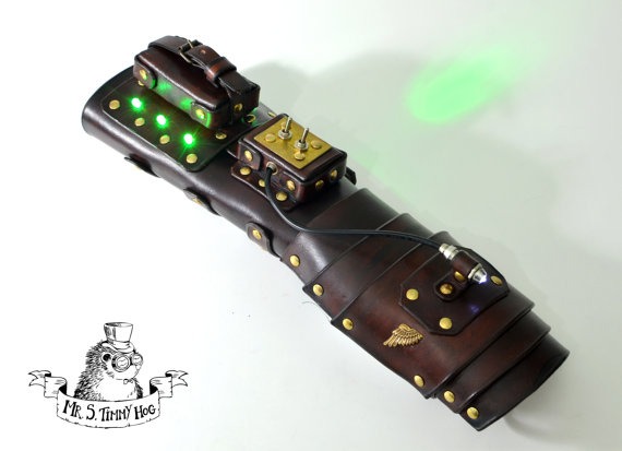 Explorer protection gauntlet -custom size by TimmyHog steampunk buy now online