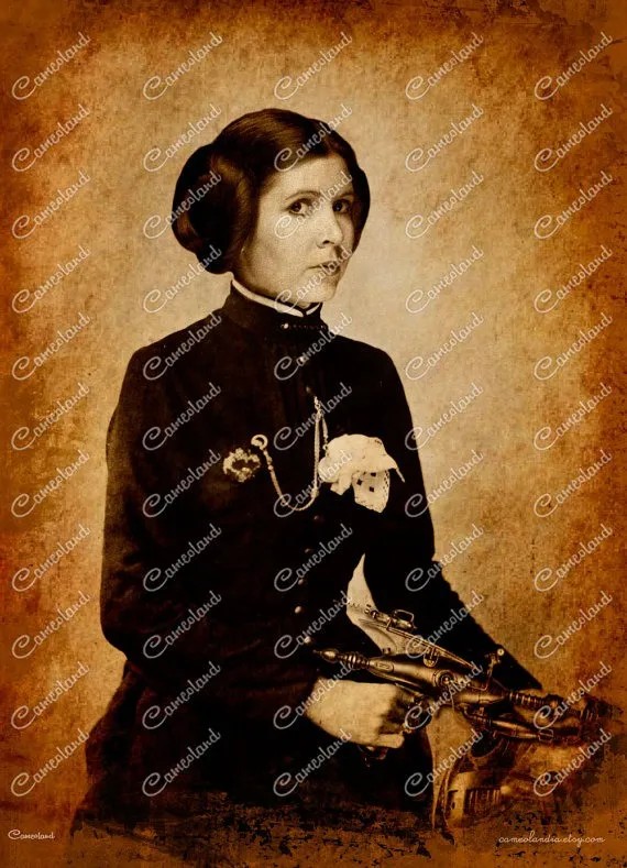 Leia Organa - STAR WARS - Steampunk Photoshop - Image 1084 X 1500 - DPI 72 by cameolandia steampunk buy now online