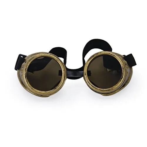 Goggles - TOOGOO(R)Vintage steampunk cyber goggles rustic welding goth pictures of cosplay (brass) steampunk buy now online Goggles - TOOGOO(R)Vintage steampunk cyber goggles rustic welding goth pictures of cosplay (brass) steampunk buy now online