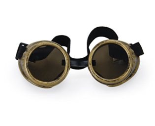 Goggles - TOOGOO(R)Vintage steampunk cyber goggles rustic welding goth pictures of cosplay (brass) steampunk buy now online