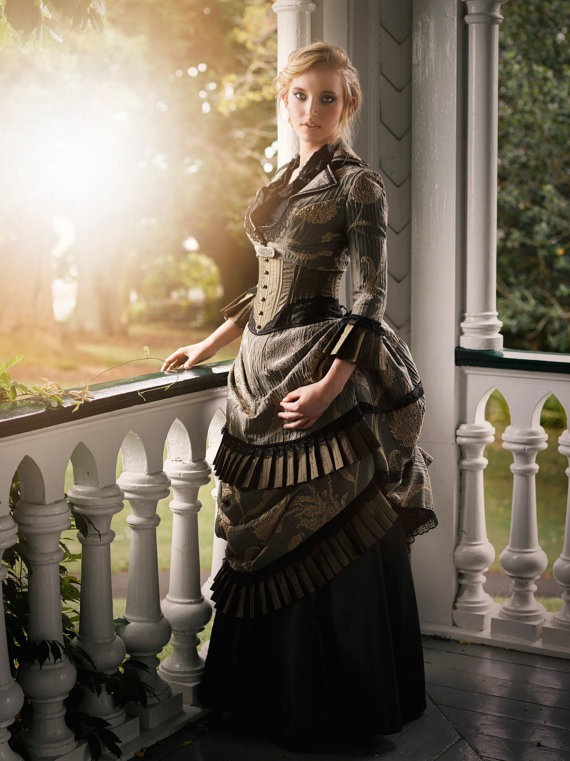 Custom Victorian/Steampunk Gown by Northwic steampunk buy now online