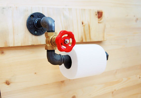 Dispenser toilet valve industrial style plumbing pipes by HomeInvasion steampunk buy now online
