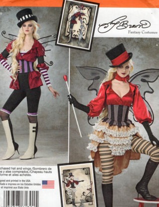 Free USA Shipping Simplicity Sewing Pattern 1301 Misses Amy Brown Fantasy Goth Costume Size 6/14 14/22 plus Bust 30 31 32 34 36 38 40 42 44 by LanetzLiving steampunk buy now online