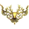 large pendant Christmas deer DOE gold Victorian vintage 10.5 cm gold bib by sosteampunkvintage steampunk buy now online large pendant Christmas deer DOE gold Victorian vintage 10.5 cm gold bib by sosteampunkvintage steampunk buy now online