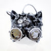 Metallic Steampunk Mask masquerade mask Gatto Party Goggle Cat face mask with Goggle by HigginsCreek steampunk buy now online