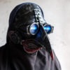 Plague Doctor Mask Halloween Costume Cosplay LED Steam Punk Cyberpunk light up face masks Bird Prop Dr. Dr Scary by CraftsMasterShop steampunk buy now online